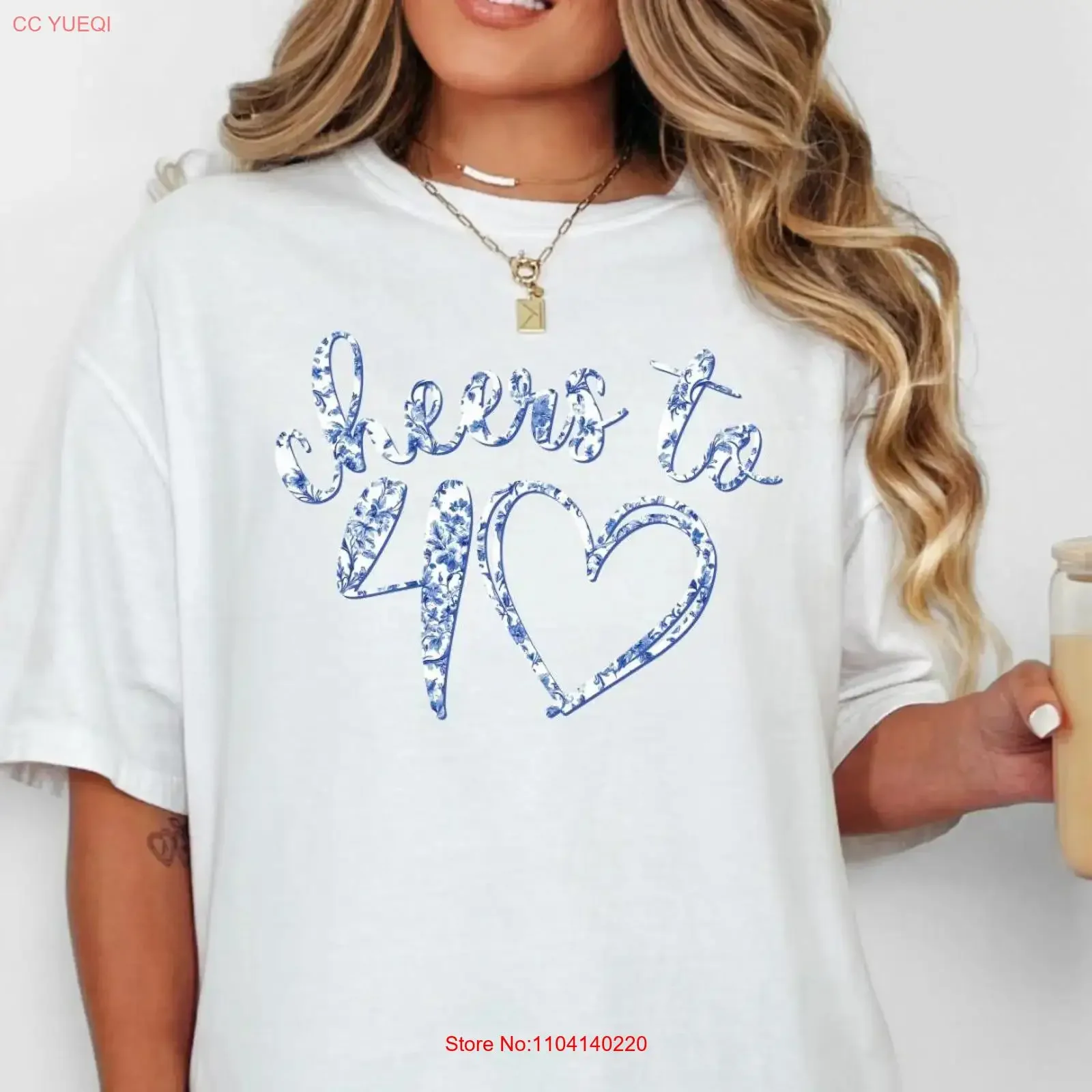 

Футболка на 40-летие, подарки для женщин, ее подарок другу, наряд сорок, винтажная стираная дизайнерская одежда, дышащая унисекс