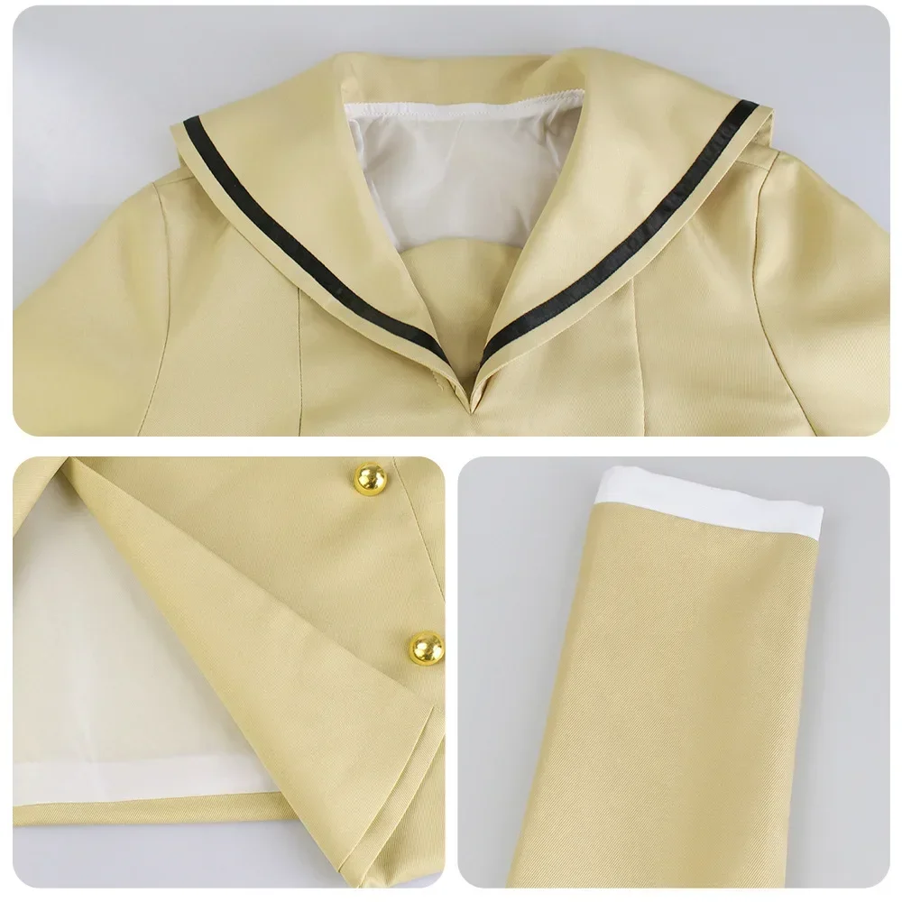 Anime Bocchi The Rock Kita Ikuyo Cosplay Costume Adult Women Girls JK Sailor Skirt Suit Halloween Party Outfit Uniform