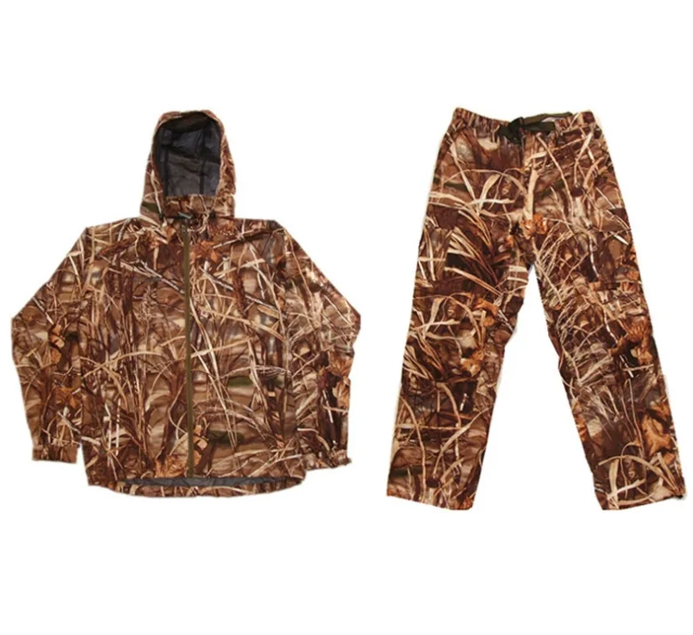 Brown Bionic Camouflage Reed Suit Include Jacket Pants