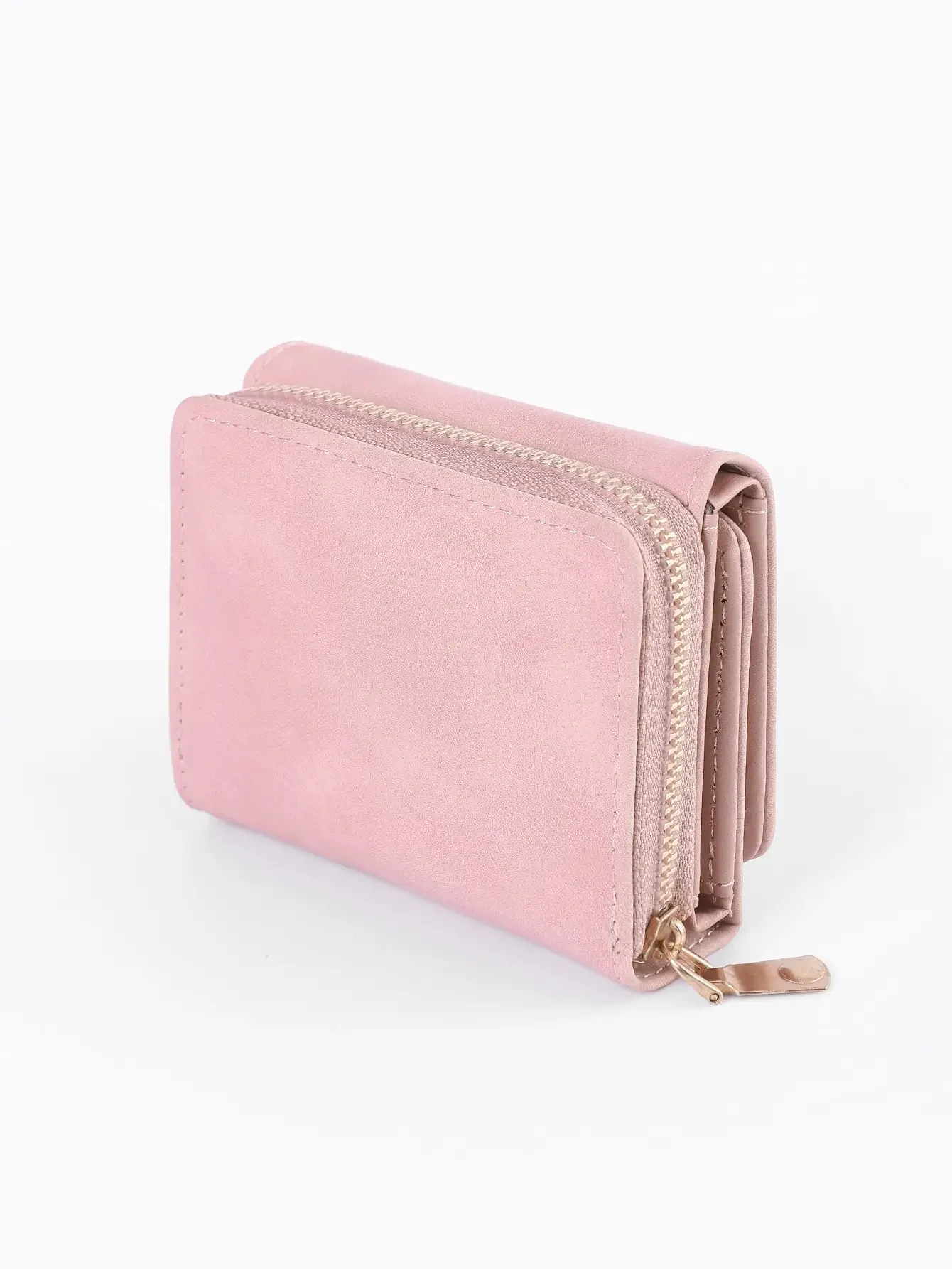 

Minimalist With Zipper Trifold Mini Thin Lightweight Multi Layer Portable ID Card Credit Card Versatile Cash Card Holder Minimal