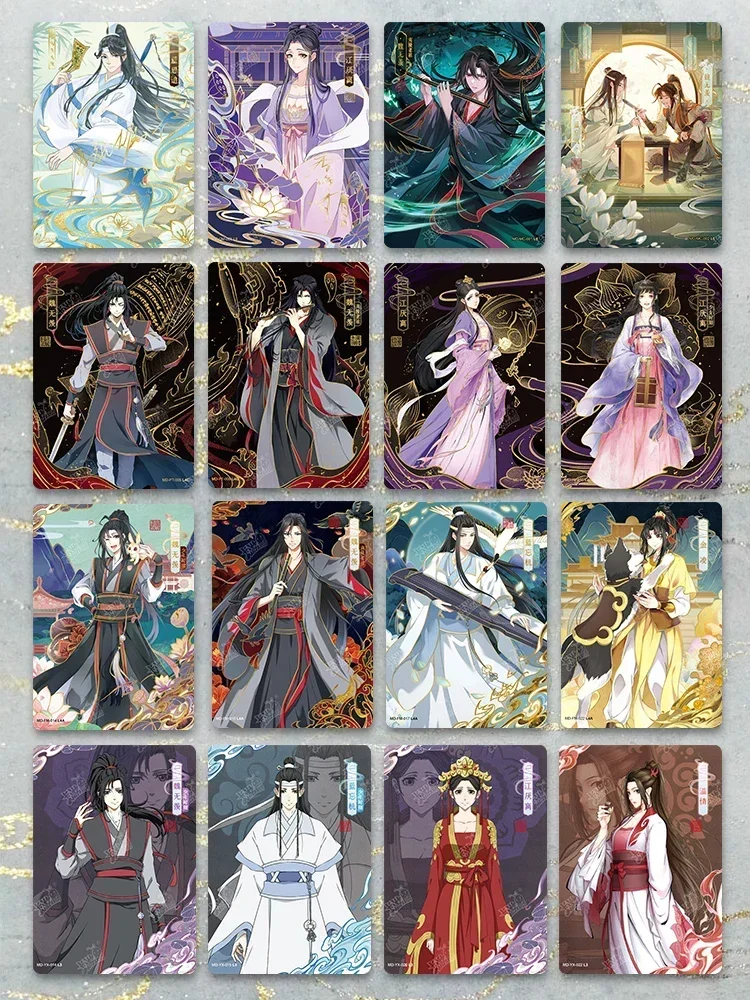 KAYOU Anime Mo Dao Zu Shi Drunk Dreams Signature Cards the Founder of Diabolism Wei Wuxian Lan Wangji Full Set Collection Card