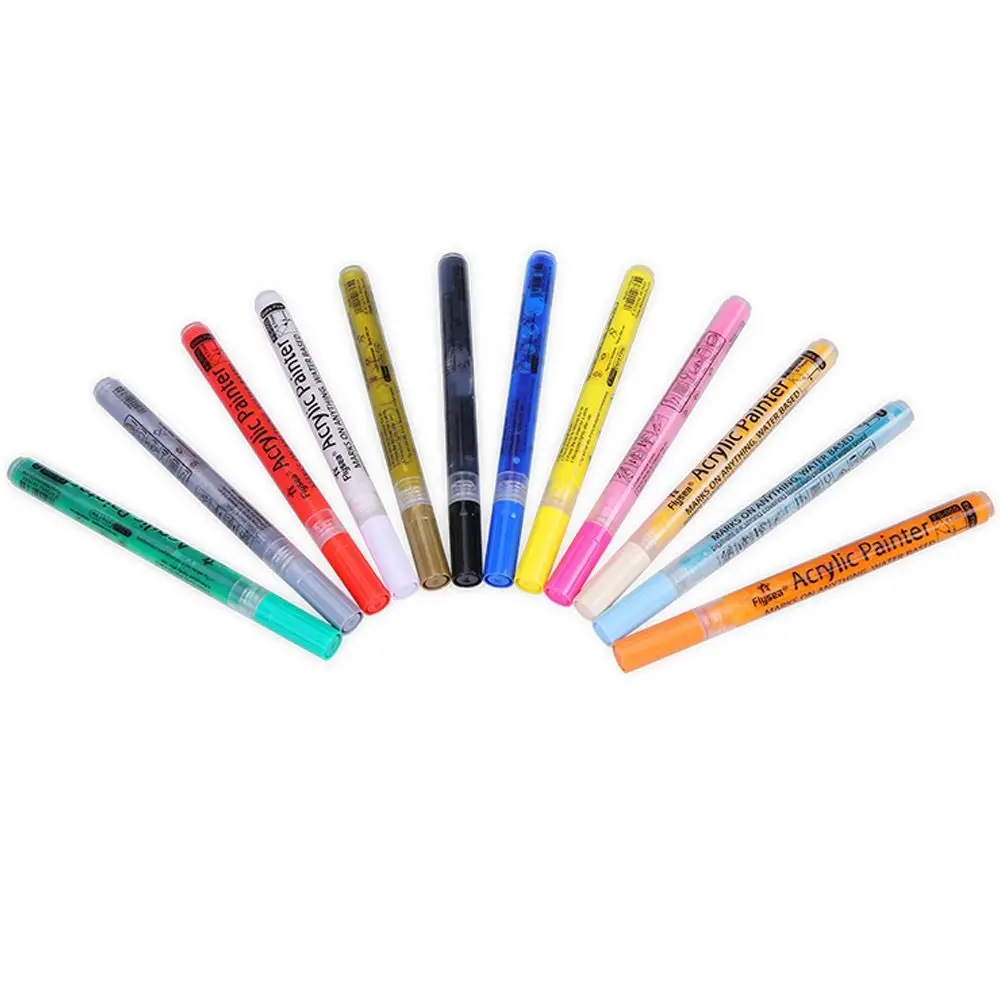 Bright Color Golf Accesoires Sunscreen Golf Club Pen Acrylic Painter Color Changing Pen Ink Pen