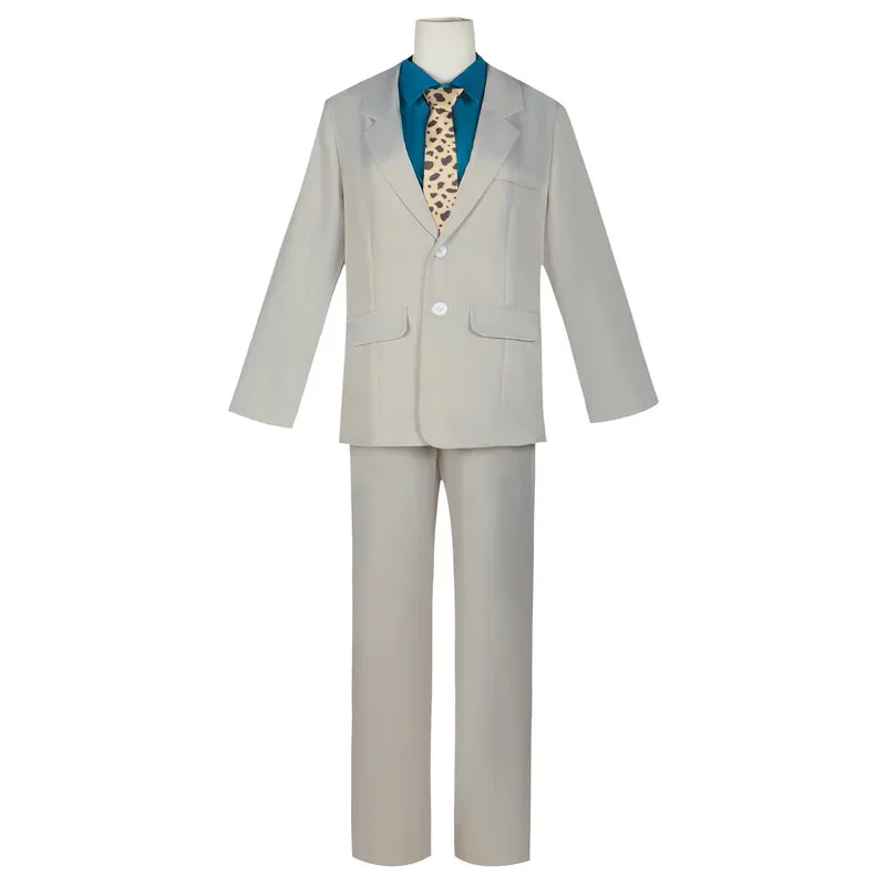 Manga JJK Cos White Suit Pants Uniform Nanami Kento Role Playing Costume Anime Jujutsu Kaisen Halloween Christmas Party Costume