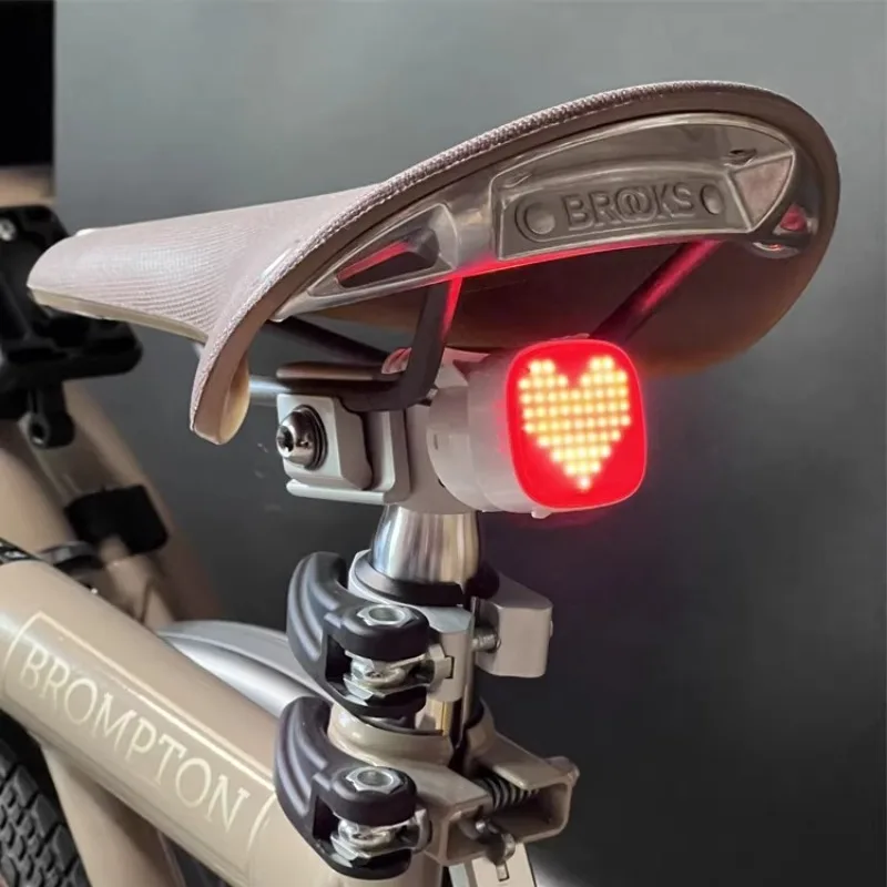 

Фонарь для велосипеда Brompton с интеллектуальным датчиком, водонепроницаемый, легкий, регулируемый, аксессуары для велосипедов