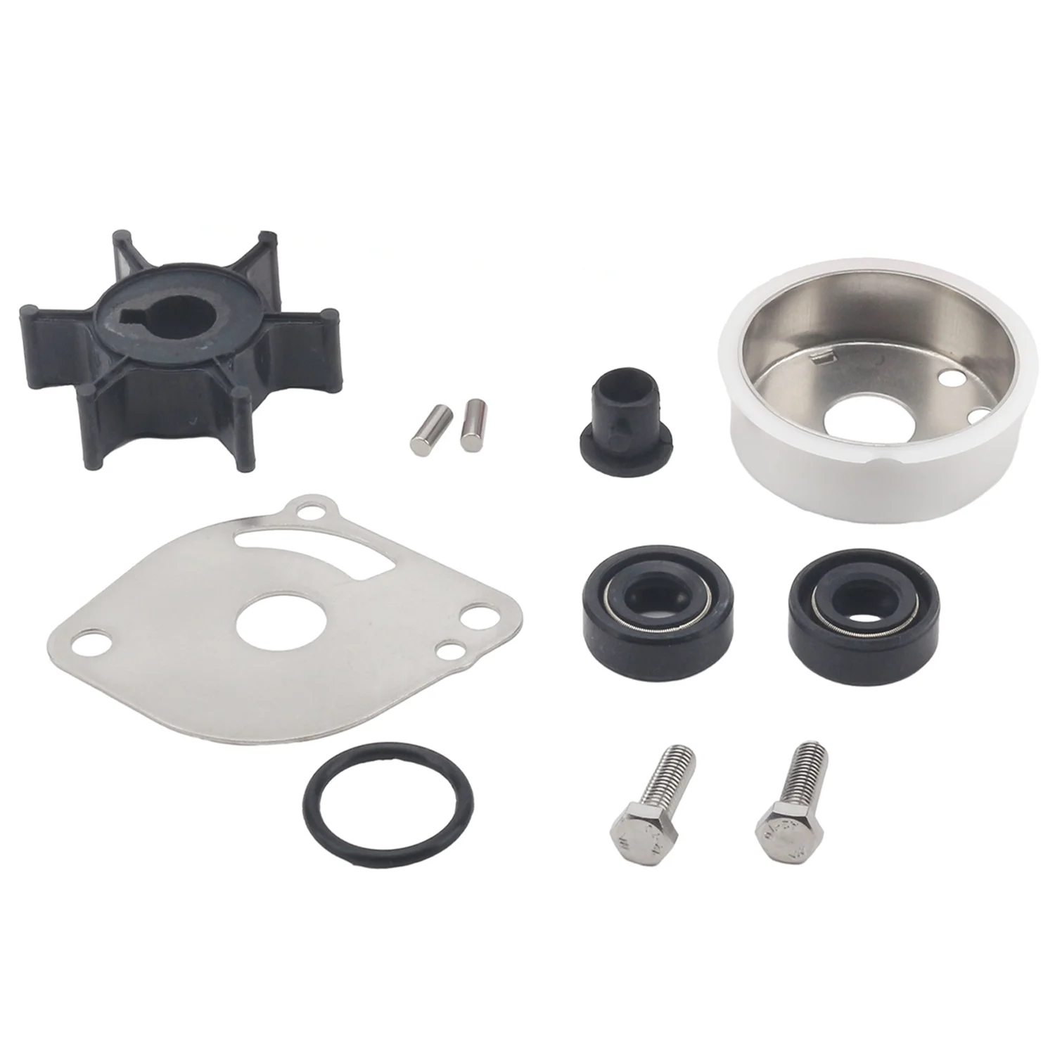

46- 6885M 46- 80395M Sea Water Pump Service Impeller Kit for Mercury Mariner 2 HP 2A 2B Boat Motor Outboard Engine