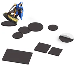 Evemodel Miniature Magnetic Game Bases Self-adhensive for Wargames Military Simulation Scene CMB