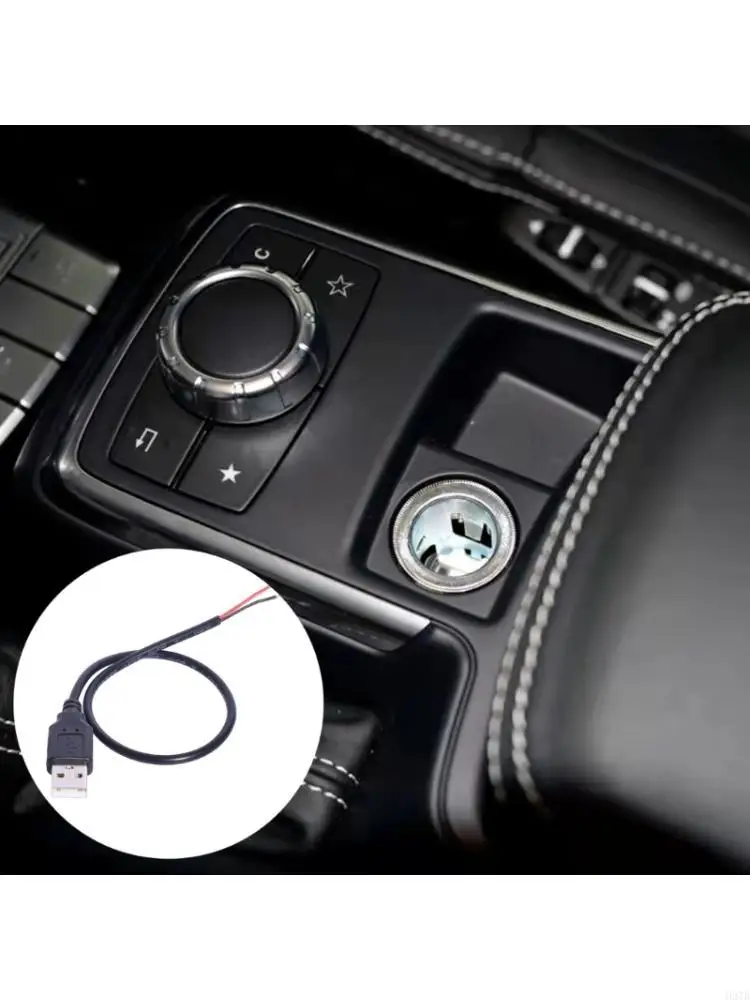 H37B 2ピンUSB充電コネクタUSB男性/女性の電源延長ケーブルワイヤー