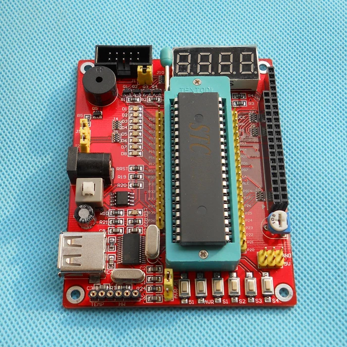 51 Microcontroller Development Board Minimum System Board Learning Board Supporting XP/Win8/WIN10