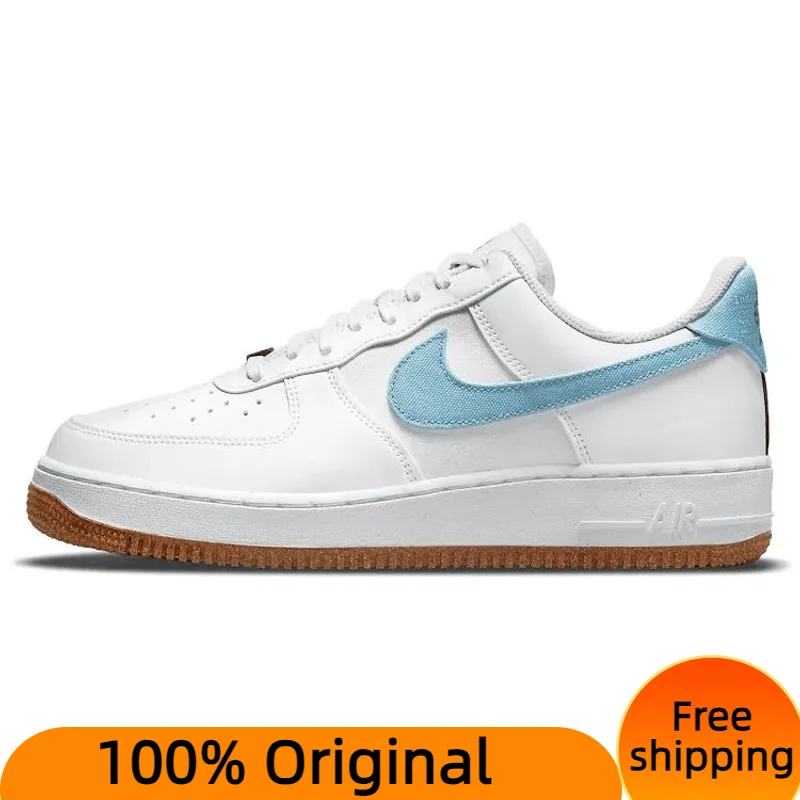 Nike Air Force 1 Low '07 LV8 Indigo Sneakers shoes With Original Box