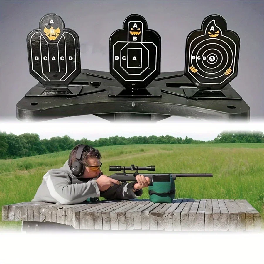 

Stainless Steel Target Slingshot Soft Bullet Gun Target Shooting Practice Metal Iron Target Toy Target Slingshot Accessories