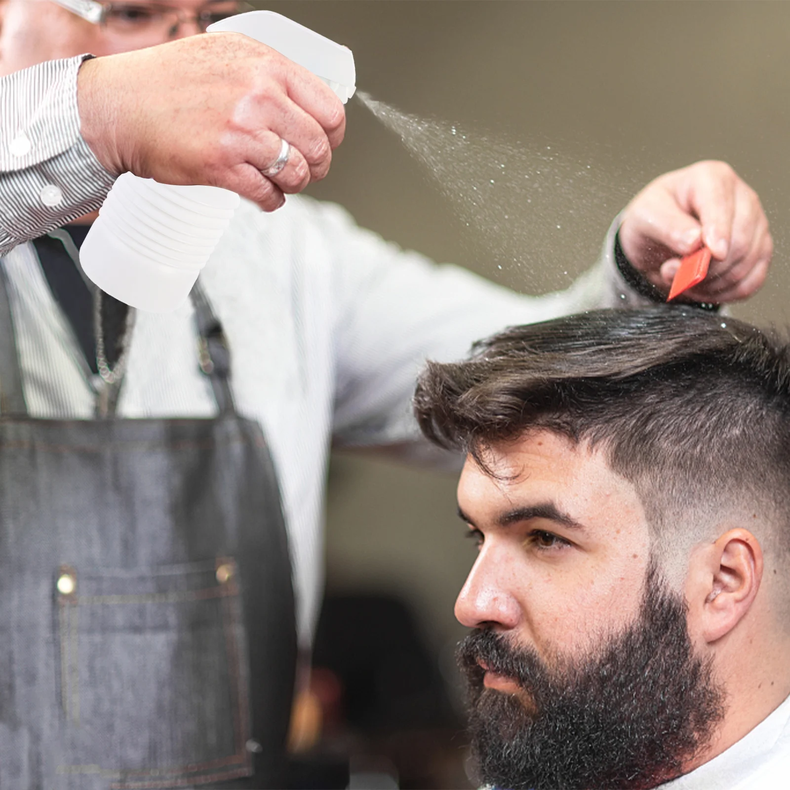 

Hairdressing Water Spray Bottle Multipurpose Empty Sprayer for Gardening Salon Barber Refillable Plastic Watering Sprayer