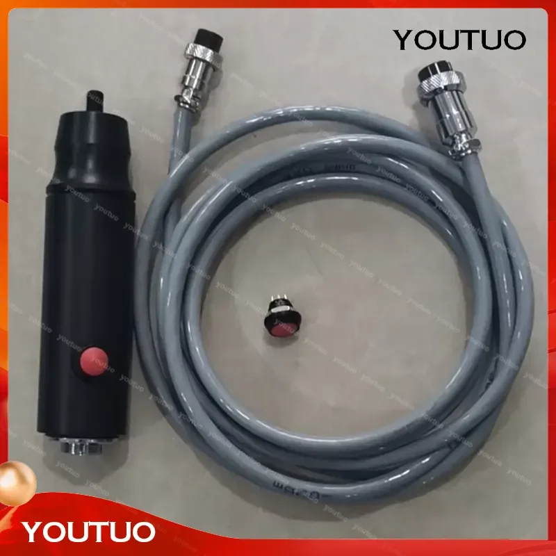 for Ultrasonic Spot Welding Machine Handle Outer Diameter 40mm 28kHz 700W with 1pc Button Switch 2.8m Cable Connecting Wire