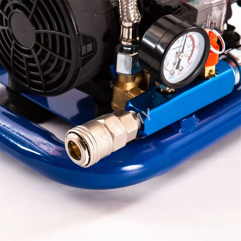 ضاغط هواء قابل لإعادة الشحن، منفاخ إطارات السيارة/الدراجة، مضخة كهربائية لاسلكية، تتضمن البطارية والشاحن #2