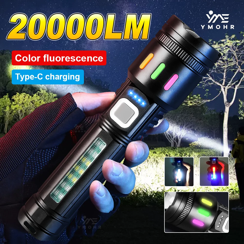 قوية الدفاع عن النفس مصباح ليد جيب قابلة للشحن 18650 بطارية EDC السلامة الشخصية زوومابلي ستروب SOS ضوء إنقاذ الطوارئ مصباح يدوي، مصباح قابل للشحن، مقاوم للماء، تخييم، دفاع عن النفس