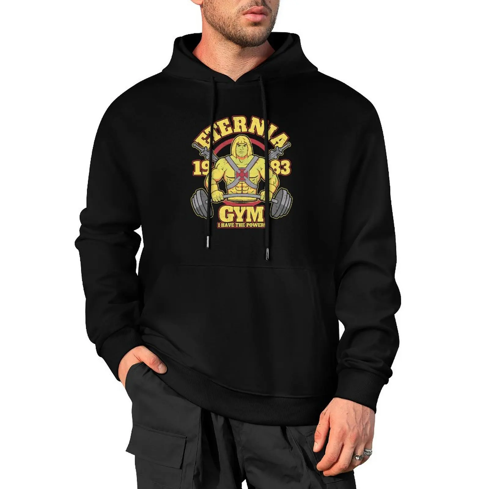 

Eternia Gym Pullover Hoodie japanese style men clothes men's autumn clothes mens clothing men's hoodies