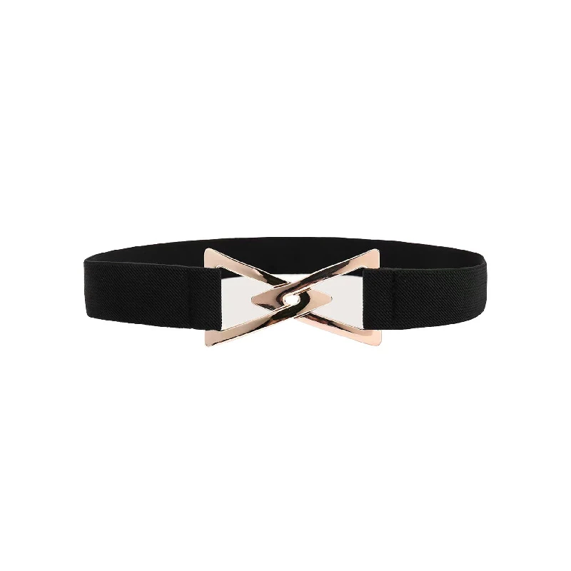 New style knotted belt for women with horseshoe buckle, extended length, fashionable waist cincher