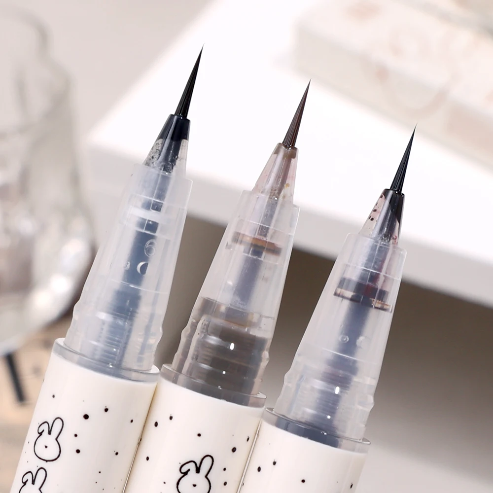 Wasserdichter flüssiger Eyeliner liegender Seidenraupen stift schnell trocknender glatter Eyeliner langer letzter unterer Wimpern stift koreanische Make-up-Kosmetik