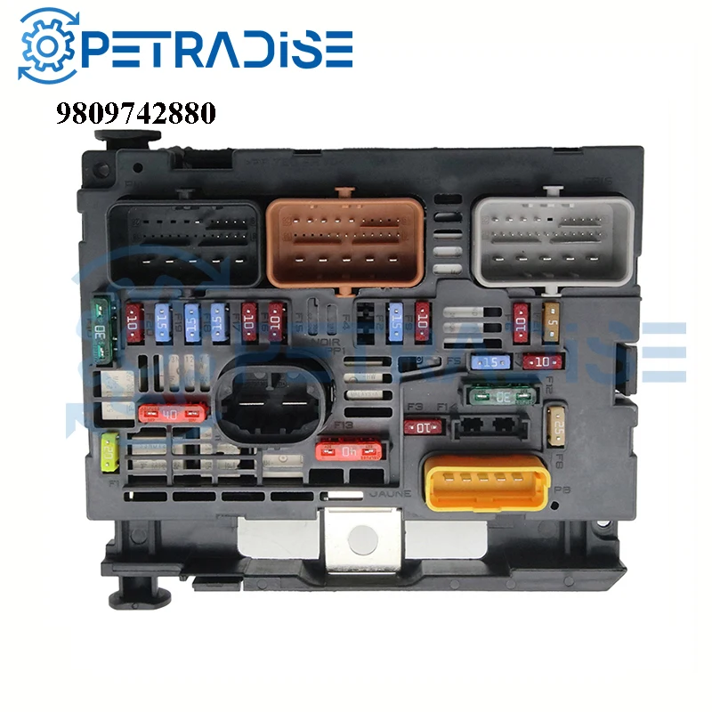 New Engine Fuse Box Assembly BSM R04=R05=R20 For Citroen C4 Peugeot 307 408 308 Auto Parts OEM 9809742880 9666700480 9807028780