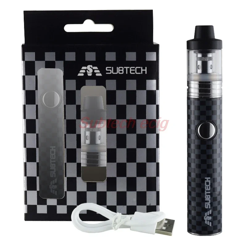Cigarros eletrônicos s22 60w vape caneta kits 22mm 1600mah bateria com 2ml rta atomizador tanque e-cigarro vaporizador caneta fumaça ecig