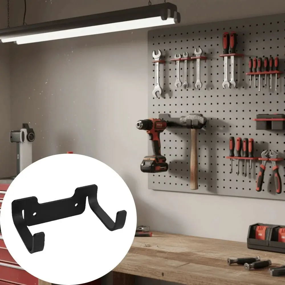 

Heavy Duty Wall Mount Hanger Space Saving Wall Mount Tool Hanger Utility Hanger Metal Wall Bracket Chainsaw Holder