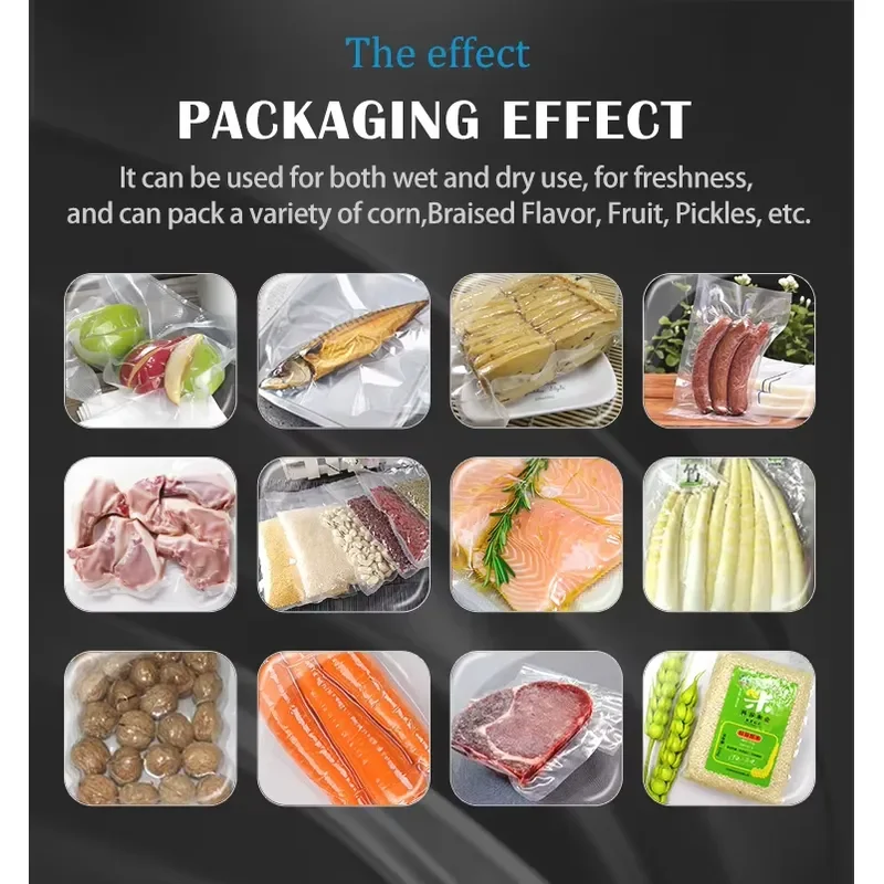 Commercial Continuous Drum Vacuum Packaging Machine for Hardware Components and Electronic Products Sealing