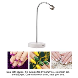 Mini UV LED Nail Lamp Gel Polish Nail Dryer Curing Lamp Nail UV Light LED Therapy Light Nail Art Tools