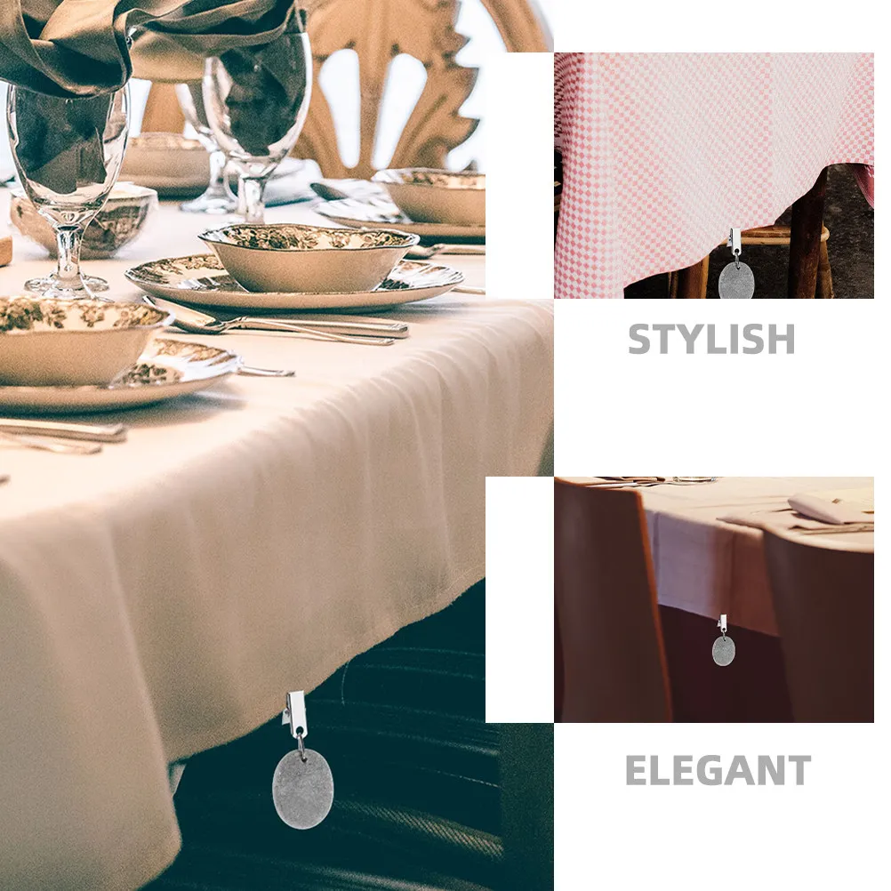 Heavy Weights for Outdoor Curtains Dress Tablecloth Clip on Marble Paper Events