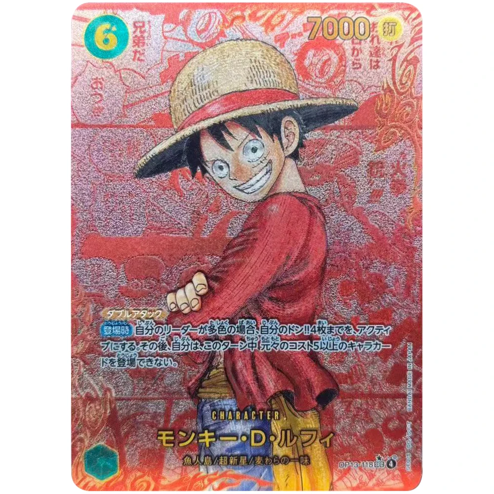 5 قطعة/المجموعة قطعة واحدة خمسة كبار السن لوفي ايس سابو شانكس تعليم الملمس الخشنة بطاقة فلاش OPCG الذاتي أنيمي جمع بطاقة لعبة