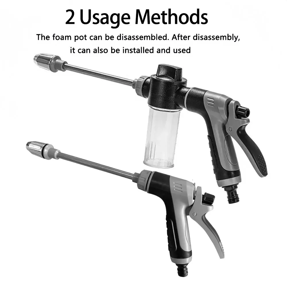 1 Pack High Pressure Spray Water Gun Garden Watering Hose Nozzle Sprinkler Car Washing Gun Car Cleaning Washing Tools image 4