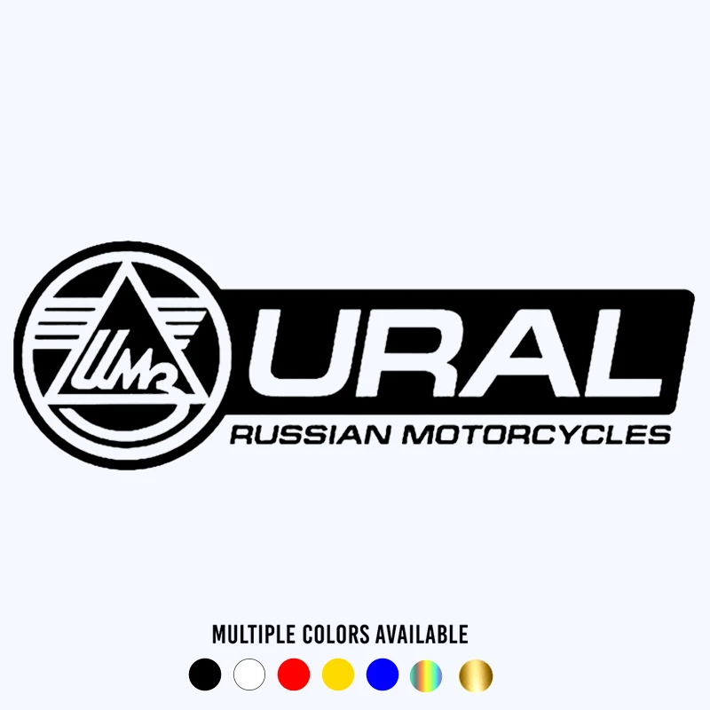 8*24cm Motorcycles Ural funny car sticker vinyl decal white/black car auto stickers for car bumper window car decoration