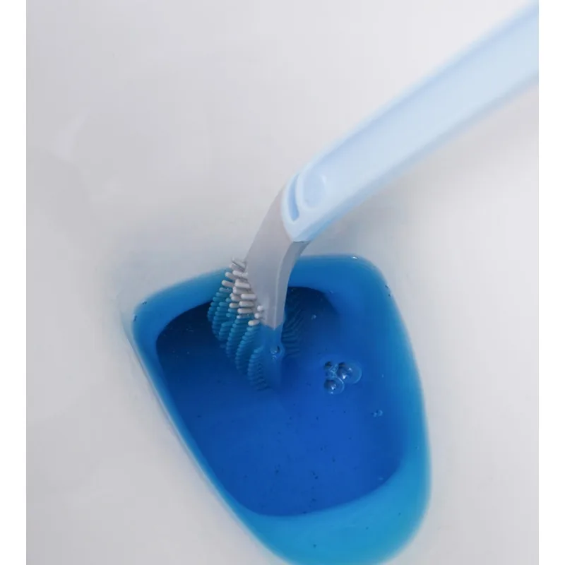 Silicone Toilet Brush Head Golf Brush Head Toilet Brushes No Dead Corners Toilet-Brush For Home Bathroom Supplies Multiple Color