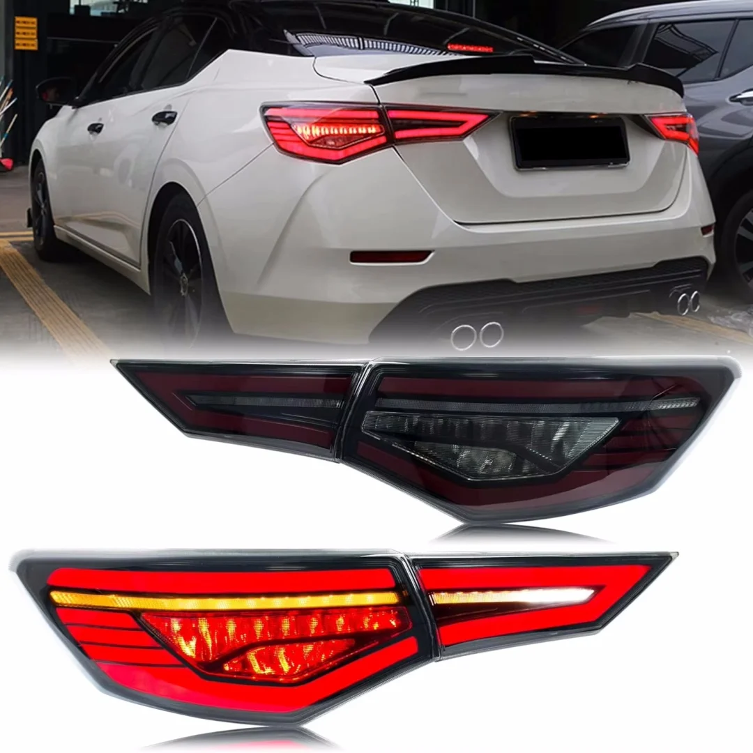 

LED Tail Lights for Nissan Sentra Sylphy 2020 2021 2022 2023 B18 SV SR Sequential Signal Start-up Animation Rear Lamps