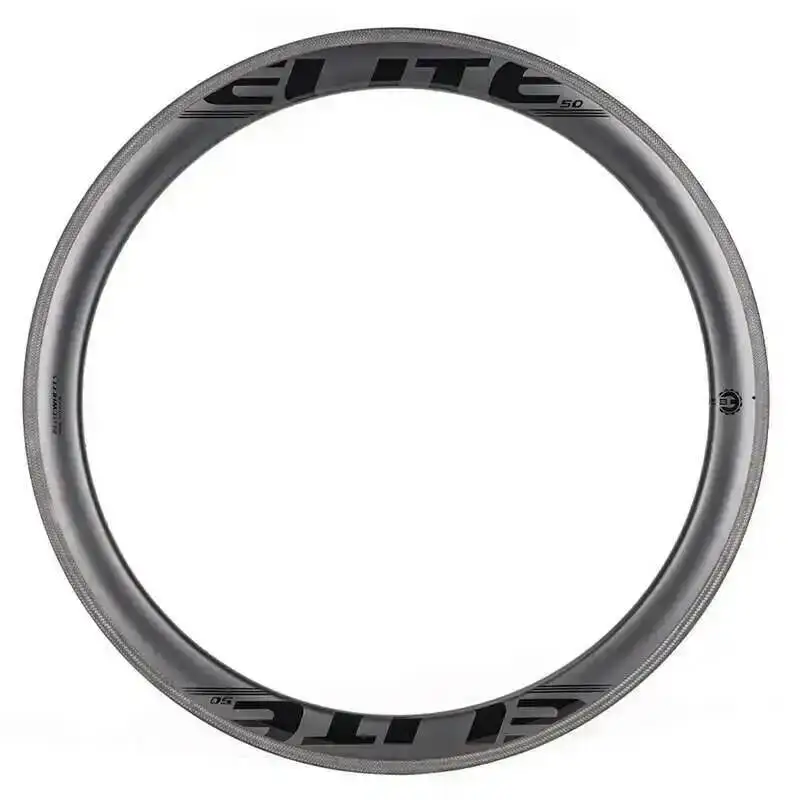 AliExpress ELITEWHEELS Road Bike Carbon Rim 700C 30 38 50 55 60 82mm Depth UD Matte 3K Twill Braking Surface