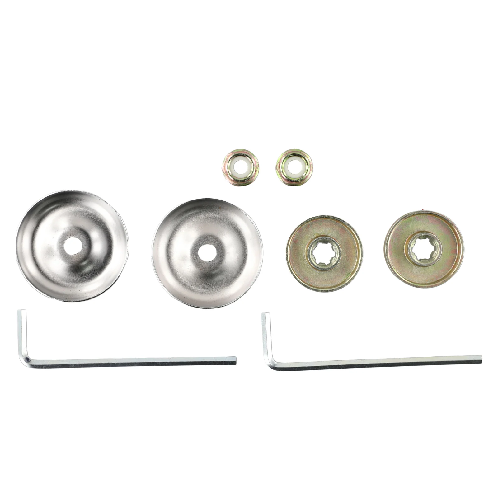 8Pcs Metal Replacement Fixing Kit for Brush Cutter Includes Thrust Plate Rider Plate Collar Nut Wrench for FS Series Trimmers