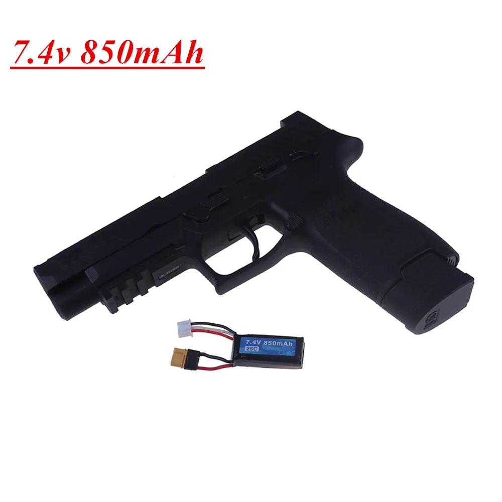 7.4V 850mAh 25C Lithium Battery For UDL P320 M17 Small Toy Soft Bullet Pistol Gun Battery Parts