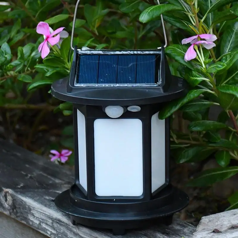 Outdoor Solar Lantern Outdoor Camping Lamps Handheld Lantern Automatic Landscape Decor Lights For Courtyard Patio Tabletop