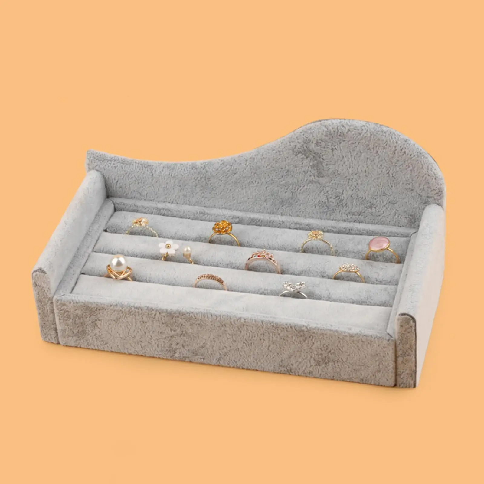 Ring Holder Showcase Jewelry Holder Sturdy Soft Creative Appearance for