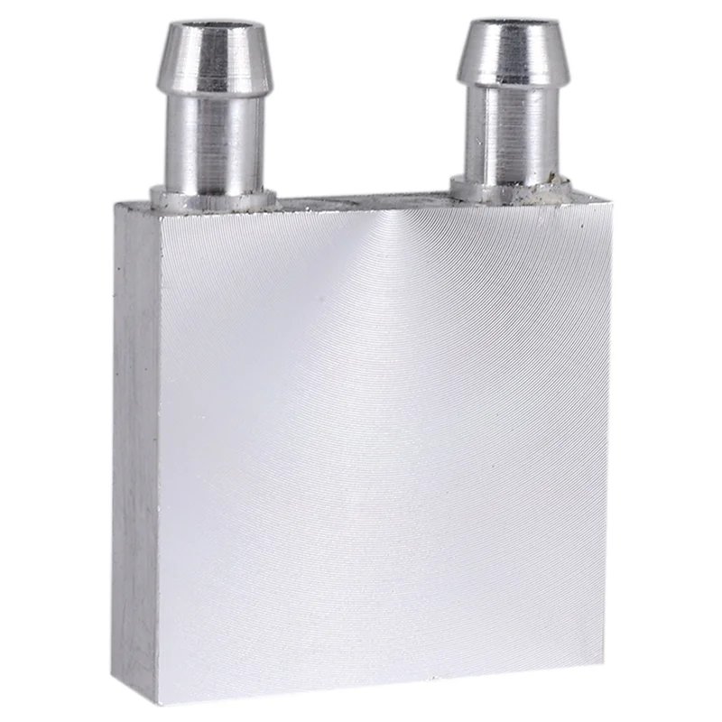 كتلة تبريد المياه من سبائك الألومنيوم الأساسية 40X40mm لنظام المشتت الحراري لمبرد المياه السائلة استخدام فضي للكمبيوتر المحمول CPU-POS