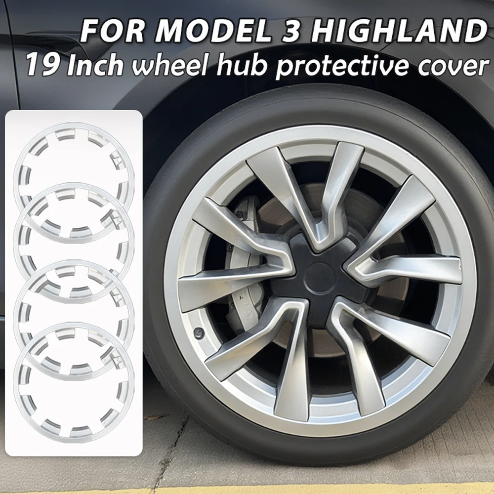 

Wheel Hub Protection Ring For Tesla Model 3 Highland 19 Inch ABS Patch Protectors Wheel Guard Cover Accessorie Auto Exterior Rim