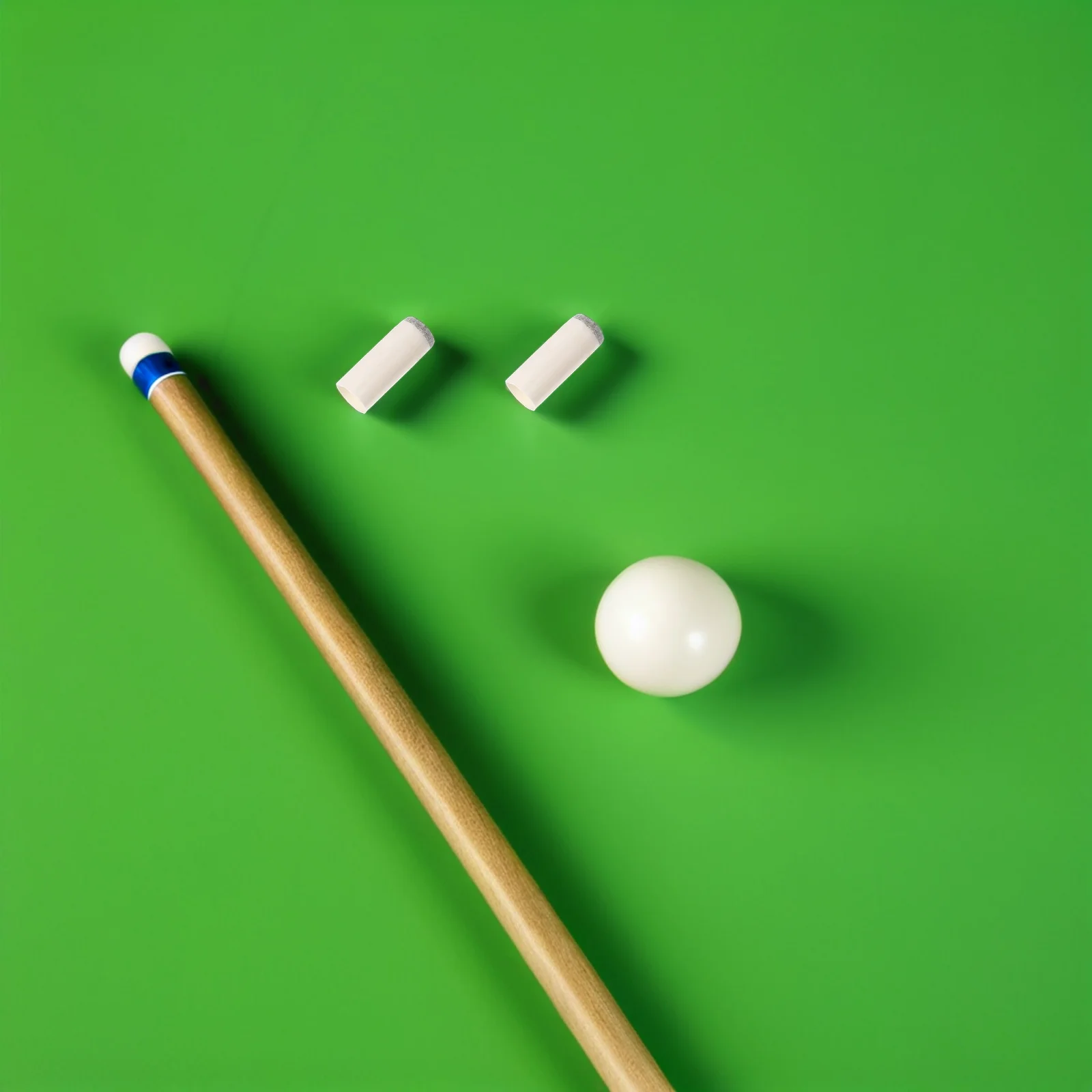 200 szt. Końcówek do kijów bilardowych 9 mm, zamienne główki bilardowe, wysokiej jakości konstrukcja dla precyzji strzałów, zestaw akcesoriów do gry w bilard.