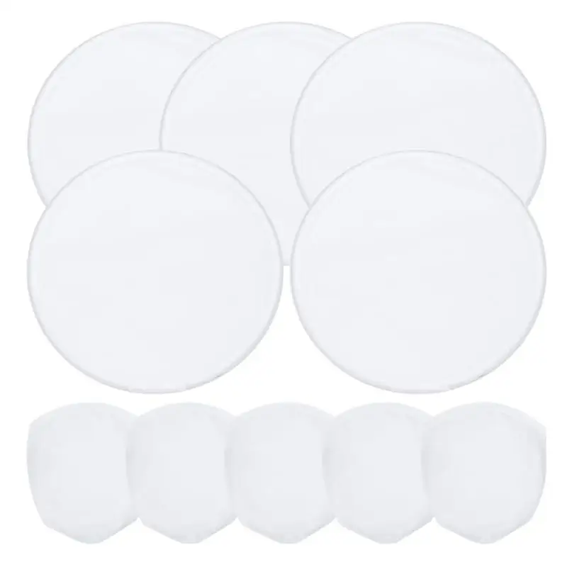 Foldable Blank Handheld Folding Fan Simple Circular Performance Portable Round Hand Woman