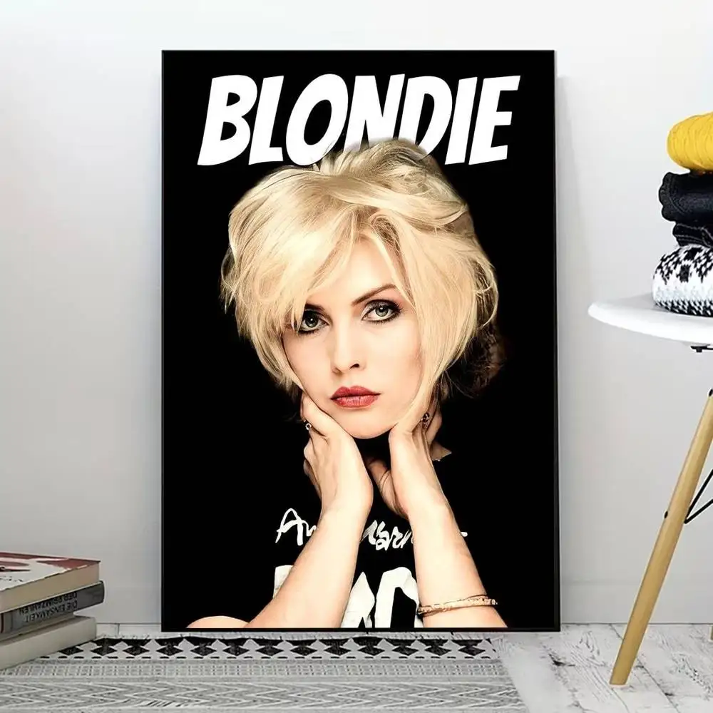 Blondie Deborah Harry Singer Poster for Living Room, Bedroom, Office, or Bar, Frameless, Indoor Use, Bedroom Wall Art.