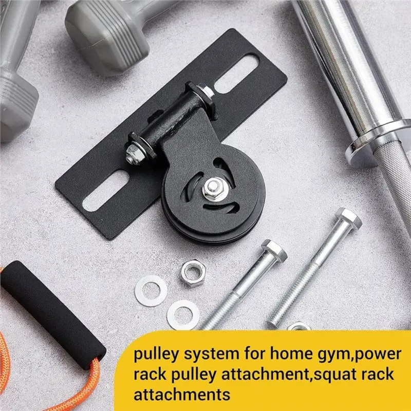 ABJX New Pulley System Cable For Squat Racks Power Rack Attachment For Home Gym Workout Fitness Strength Training - view 4