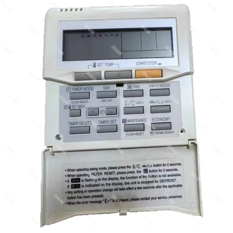 Fujitsu central air conditioner remote control UTY-RNNQN series wired controller UTY-RNKYT UTB-YUB disassembled parts