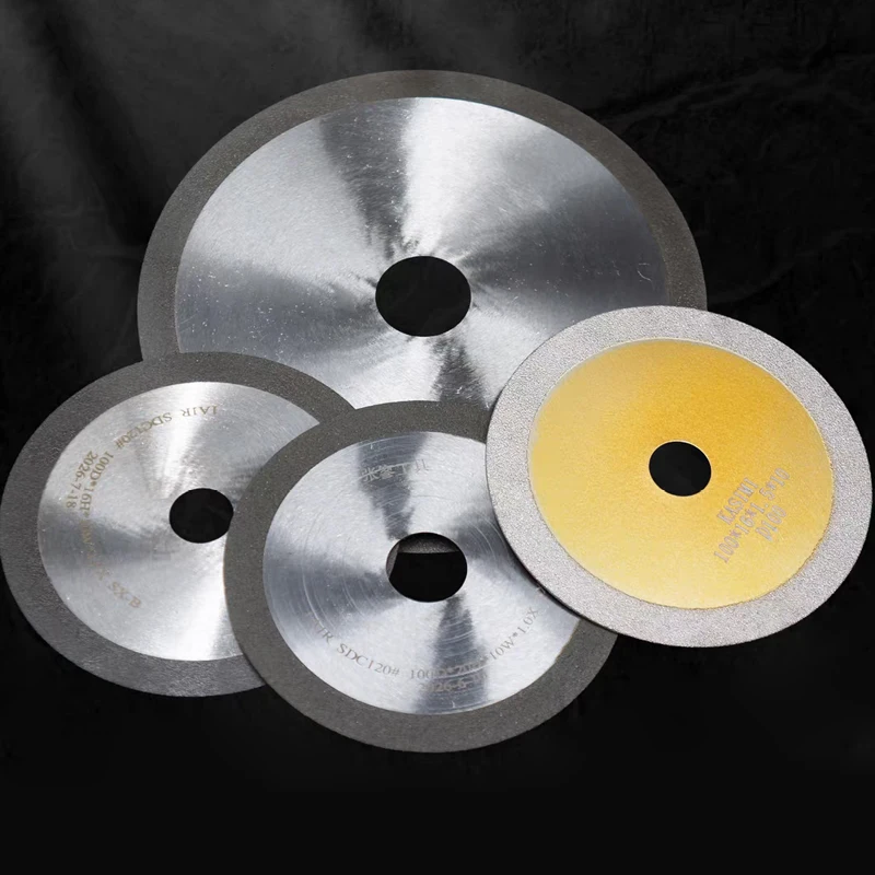 Resin Diamond Cutting Disc for Tungsten Glass Quartz Pipe Ceramic Alloy Sapphire Processing 100mm 160mm 200mm Saw Blades