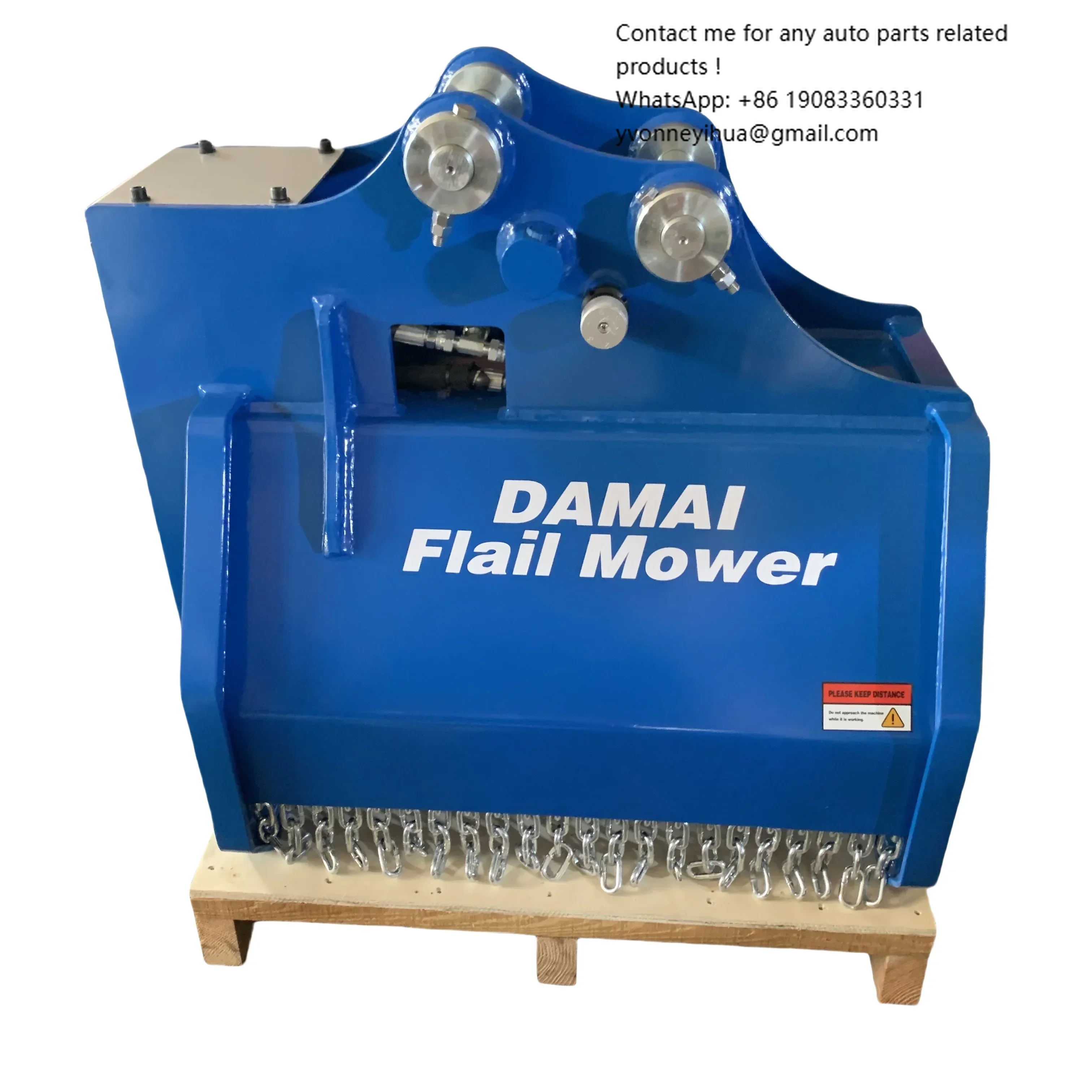 

Damai New Mini Hydraulic Excavator Flail Mower Farm Machines For Sale Mulcher For Excavator Flail Mower