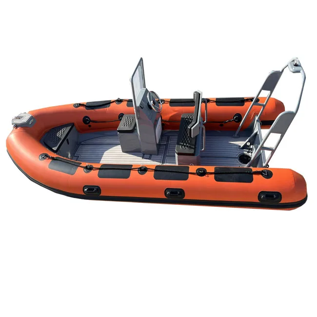 New Design Deep V16ft Rhib 480 Aluminum RIB Hypalon/PVC Inflatable Boat For Fun