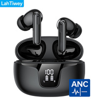 ANC Wireless Earbuds Bluetooth 5.3 Earphone Hi-Res Audio Support 3D Spatial Audio Earbuds Noise Cancellation Wireless Headphones
