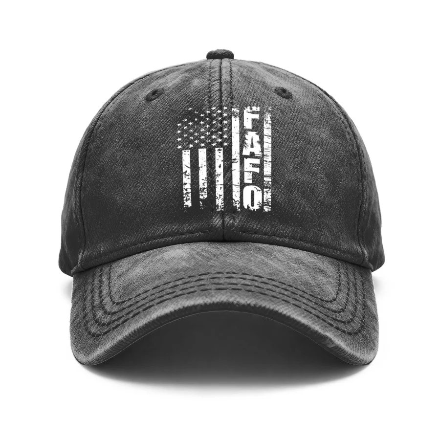 1 Piece Vintage Washed and Distressed American Flag Fafo Print Baseball Cap - Adjustable Unisex Style, Suitable for Outdoor and Everyday Casual Wear, Can Be Used as a Unisex Gift, Suitable for All Seasons, Vintage Fafo Style (Product Information Unchanged)