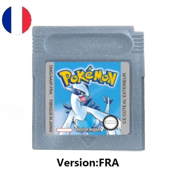 HOT USA ESP FRA GBC Pokémon Cartridge Bundle Red/Blue/Crystal/Gold/Silver/Yellow/Green Multilingual Card Pokémon Game Card image 3
